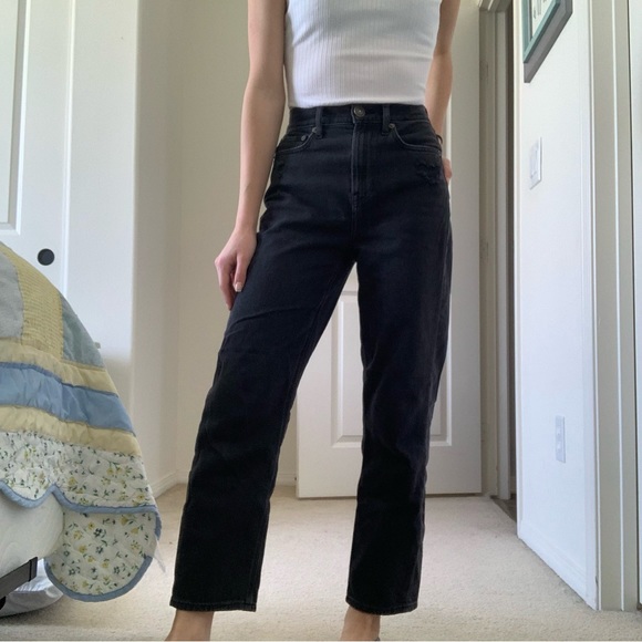 American Eagle high rise straight leg jeans - Picture 6 of 7